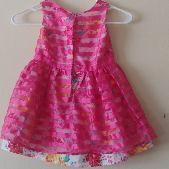 🌵Toddler Girls Pink Floral Dress🌵 - Picture 2 of 7